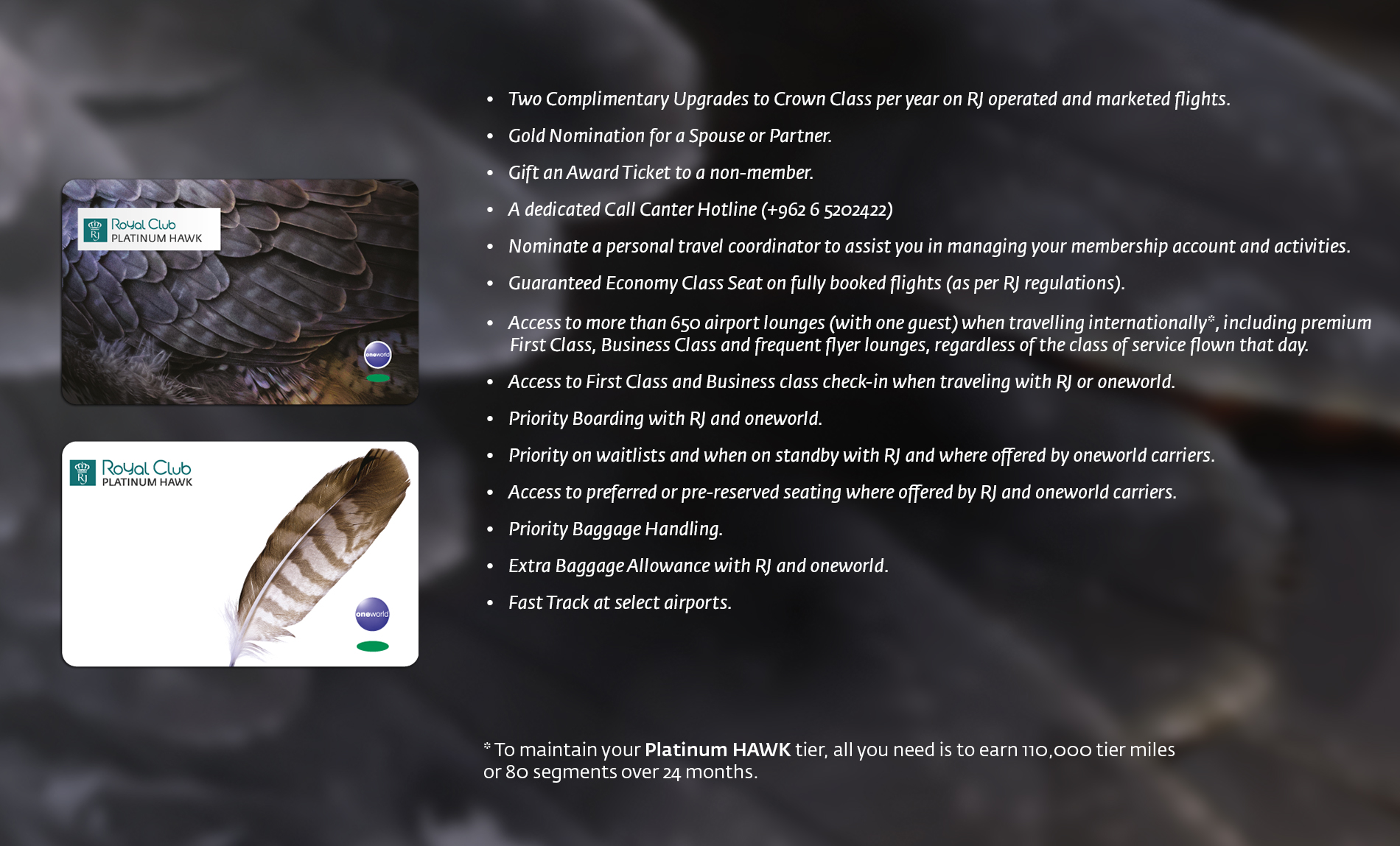 royal club platinum card and explanation