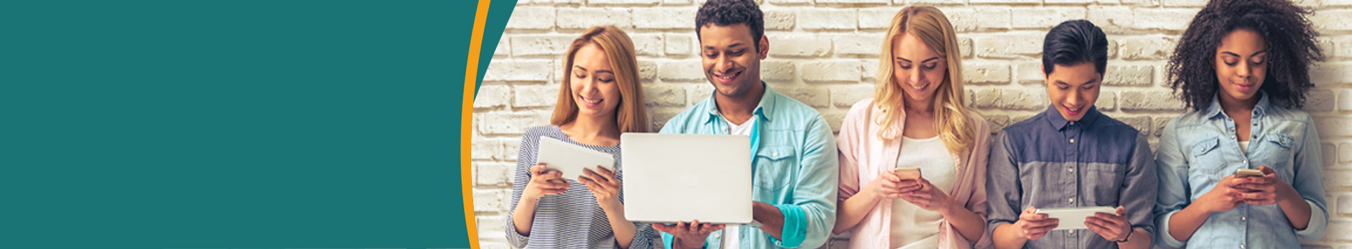 young adults on their devices looking through royal club offers